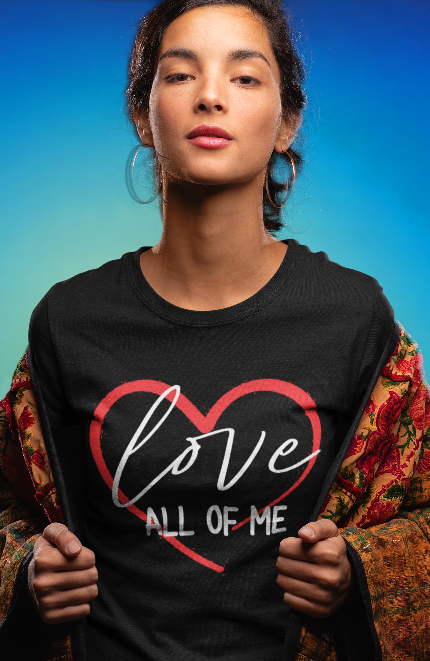 Love all of me (womens Tshirt)