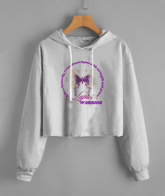 Lupus  Warrior cropped sweat shirts